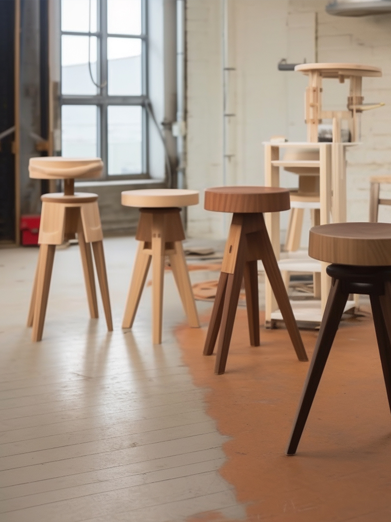 adalab_50512_five_different_wooden_stools_in_a_modern_factory_w_91c777aa-538f-4336-9f0f-c0fbe9522173